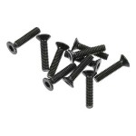 [Axial] AXA0055 Flat Head Screw M2.6x12mm Black (10)