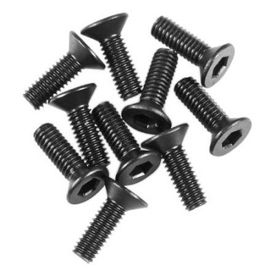 �˾���ũ AXIC3372 [Axial] AX31372 M2.6x8mm Hex Socket Flat Head Black (10)