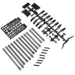 [Axial] AX31466 Rr Link Set Alum 80/94/101.5mm SCX10 II