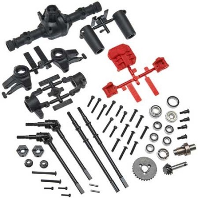 [˾ũ] AXIC1438 [Axial] AX31438 AR44 Locked Axle Set Front/Rear Complete
