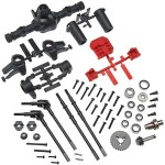 [Axial] AX31438 AR44 Locked Axle Set Front/Rear Complete