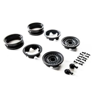 [�˾���ũ] AXI31629 [Axial] 1.9 MW19 Beadlock Wheels - Black (2pcs)