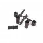 [Axial] V2 6x6 Driveshaft Set Short: WB8 (AXI232001)