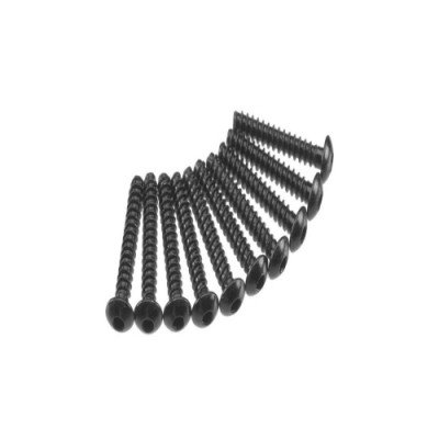 [�˾���ũ] AXIC0124 [Axial] AXA438 Hex Tap Button Head M3x18mm Black (10)