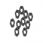 [Axial] AXA1040 Thin Hex Nut M3 Black (10)