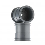 [Axial] AX31464 2.2 Monster Truck Wheels 63mm Silver (2)