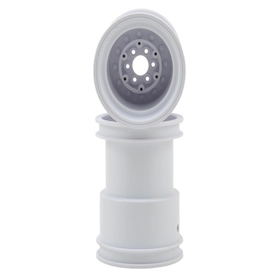 [�˾���ũ] JCO3377W [JConcepts] Tribute 2.6 x 3.6inch Monster Truck Wheel, White (2)