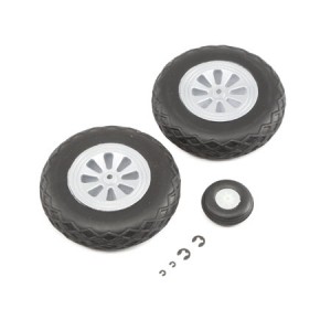 [E-flite] Wheel Set: P-47 1.2m (�����Ǹ�)