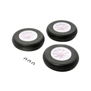 [E-flite] Wheel Set (3): Carbon-Z T-28 (�����Ǹ�)