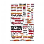 [TRAXXAS] AX9950 Official Team Traxxas racing decal set (flag logo/ 6-color)