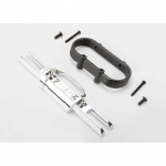 [TRAXXAS] AX5336A Bumper, rear (chrome)/ bumper mount, rear/ 4x10mm BCS (2)/ 3x25mm BCS (2)