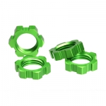 [TRAXXAS] AX5353A Wheel nuts splined 17mm (green-anodized) (4)