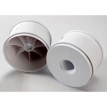 [TRAXXAS] AX5371 Wheels dished 3.8inch (white) (2) (use with 17mm splined wheel hubs and wheel nuts part #5353X)