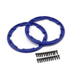 [TRAXXAS] AX5666 Sidewall protector beadlock-style (blue) (2)