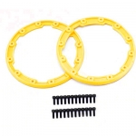[TRAXXAS] AX5665 Sidewall protector beadlock style (yellow) (2)/ 2.5x8mm CS (24) (for use with Geode wheels)