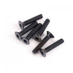 [TRAXXAS] AX2553 Screws countersunk machine (6) (hex drive)