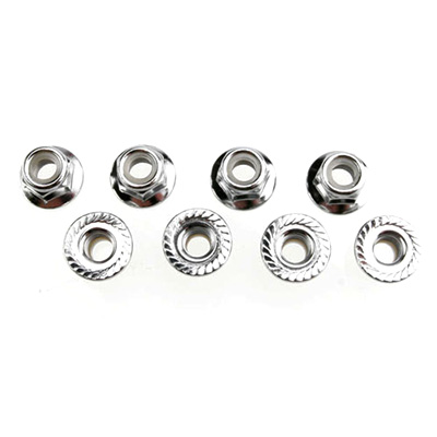 [�˾���ũ] AX5147X [TRAXXAS] AX5147X Nuts 5mm flanged nylon locking (steel serrated) (8)