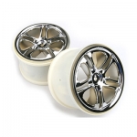 [TRAXXAS] AX5172X Wheels SS (Split-Spoke) 3.8inch (chrome) (2) (fits Revo/Maxx series)