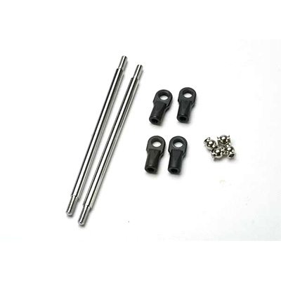 [˾ũ] AX5318 [TRAXXAS] AX5318 Push rod (steel) (assembled with rod ends) (2) (use with long travel or #5357 progressive-1 rockers)