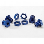 [TRAXXAS] AX5353X Wheel hubs splined 17mm (blue-anodized) (4)/ wheel nuts splined 17mm (blue-anodized) (4)/ screw pins 4x13mm (with threadlock) (4)