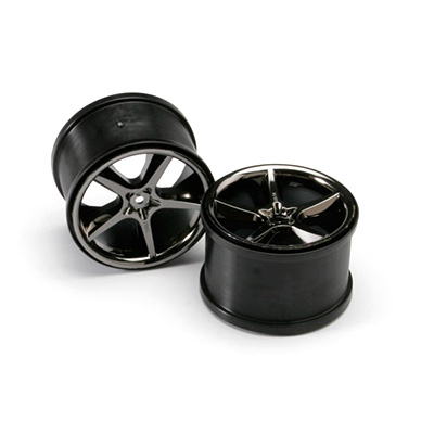 [˾ũ] AX5372A [TRAXXAS] AX5372A Wheels Gemini 3.8inch (black chrome) (2)