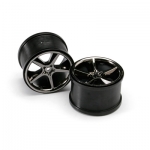 [TRAXXAS] AX5372A Wheels Gemini 3.8inch (black chrome) (2)