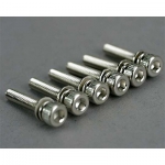 [TRAXXAS] AX5142 Screws cap-head machine (hex drive) (with split and flat washers) (6)