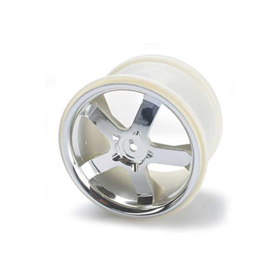 [˾ũ] AX5373 [TRAXXAS] AX5373 Wheels Hurricane 3.8inch (chrome) (2) (also fits Maxx series)