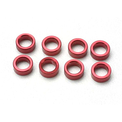 [�˾���ũ] AX5133 [TRAXXAS] AX5133 Spacer pushrod (aluminum red) (use with 5318 or 5318X pushrod and 5358 progressive 2 rockers) (8)