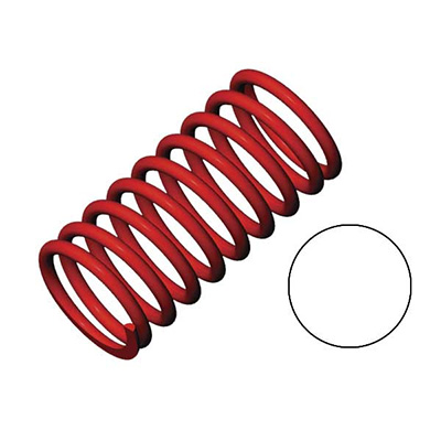 [˾ũ] AX5436 [TRAXXAS] AX5436 Spring shock (red) (GTR) (2.9 rate white) (1 pair)