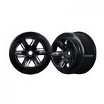 [TRAXXAS] AX7771 Wheels, X-Maxx, black (left & right)