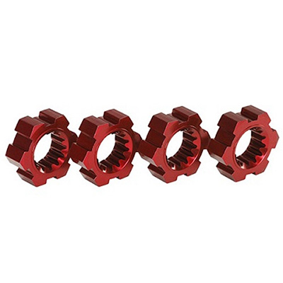 [�˾���ũ] AX7756R [TRAXXAS] AX7756R Wheel hubs, hex, aluminum (red-anodized) (4)