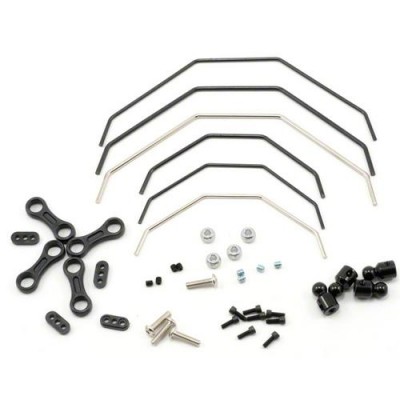 [˾ũ] LOSB2222 [TEAM LOSI] Team Losi Front, Rear Sway Bar Kit (Ten-T/TEN-RALLY/810/TEN-SCTE/TEN-SCTE 2.0/TEN-SCT Nitro/TEN-MT)