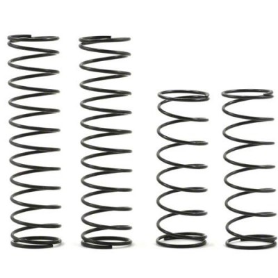 [˾ũ] LOSB2961 [TEAM LOSI] Team Losi Front, Rear Shock Spring Set (4) (Black - Medium) (Ten-T/810/TEN-SCTE/TEN-SCT Nitro)