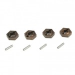 [TEAM LOSI] [LOSB3495] TEN-SCTE Wheel Hex Set w/Pins (4)