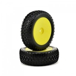 [TEAM LOSI] Team Losi Mini King Pin Pre-Mounted Front Tire Set (2) (Mini 8IGHT)