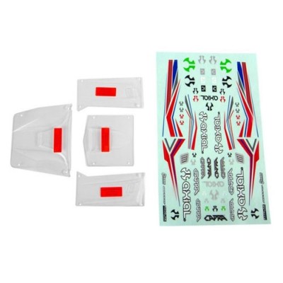 [�˾���ũ] AXI230012 [Axial] Body Panel Set, Clear: Capra 1.9 UTB (AXI230012)