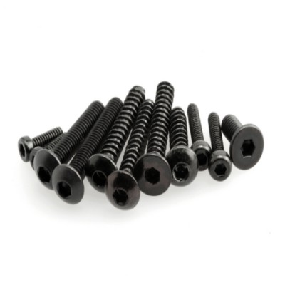 [˾ũ] AXA469 [Axial] M3x20mm Hex Socket Tapping Flat Head (Black) (10pcs)