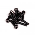 [Axial] M3x12mm Cap Head (Black) (10 pcs)