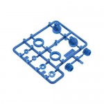 [Axial] AX31301 10mm Shock Caps Parts Tree Blue
