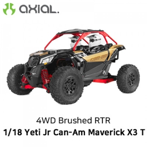 [Axial] 1/18 Yeti Jr Can-Am Maverick X3 T 4WD Brushed RTR  - ���͸�, ������ ����