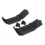 [TRAXXAS] AX7744 Skidplate front (1) rear (1)/ rubber impact cushion (2)