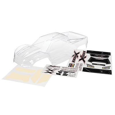 [�˾���ũ] AX7711 [TRAXXAS] AX7711 Body X-Maxx (clear trimmed requires painting)/ window masks/ decal sheet