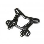 [TLR Racing] Front Shock Tower, Black, Aluminum: 8X/8XE