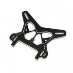 [TLR Racing] Rear Shock Tower, Black, Aluminum: 8X/8XE