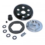 [Robinson Racing] Vaterra Halix 32p Gen3 Unit 58T Spur, Black Steel(���׷��̵� ��ǰ)