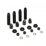 [VATERRA] Shock Body, Adj Collar, Upper, Lower Cap (4)(Vaterra Ascender)