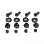 [VATERRA] Shock End,Cup,Rubber Stop, Mid Collar (4) (Vaterra Ascender)