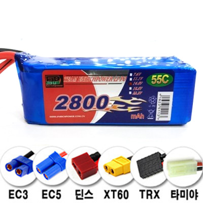 [˾ũ] 2800-4S-55C [EP POWER] 14.8V 2800mAh 55C Ƭ ͸ -  