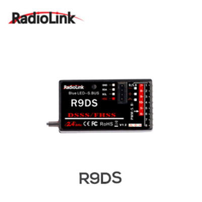 [�˾���ũ]  [RadioLink] ������ũ R9DS 2.4Ghz 9ä�� ���ű� DSSS/FHSS - AT9/AT9S ȣȯ